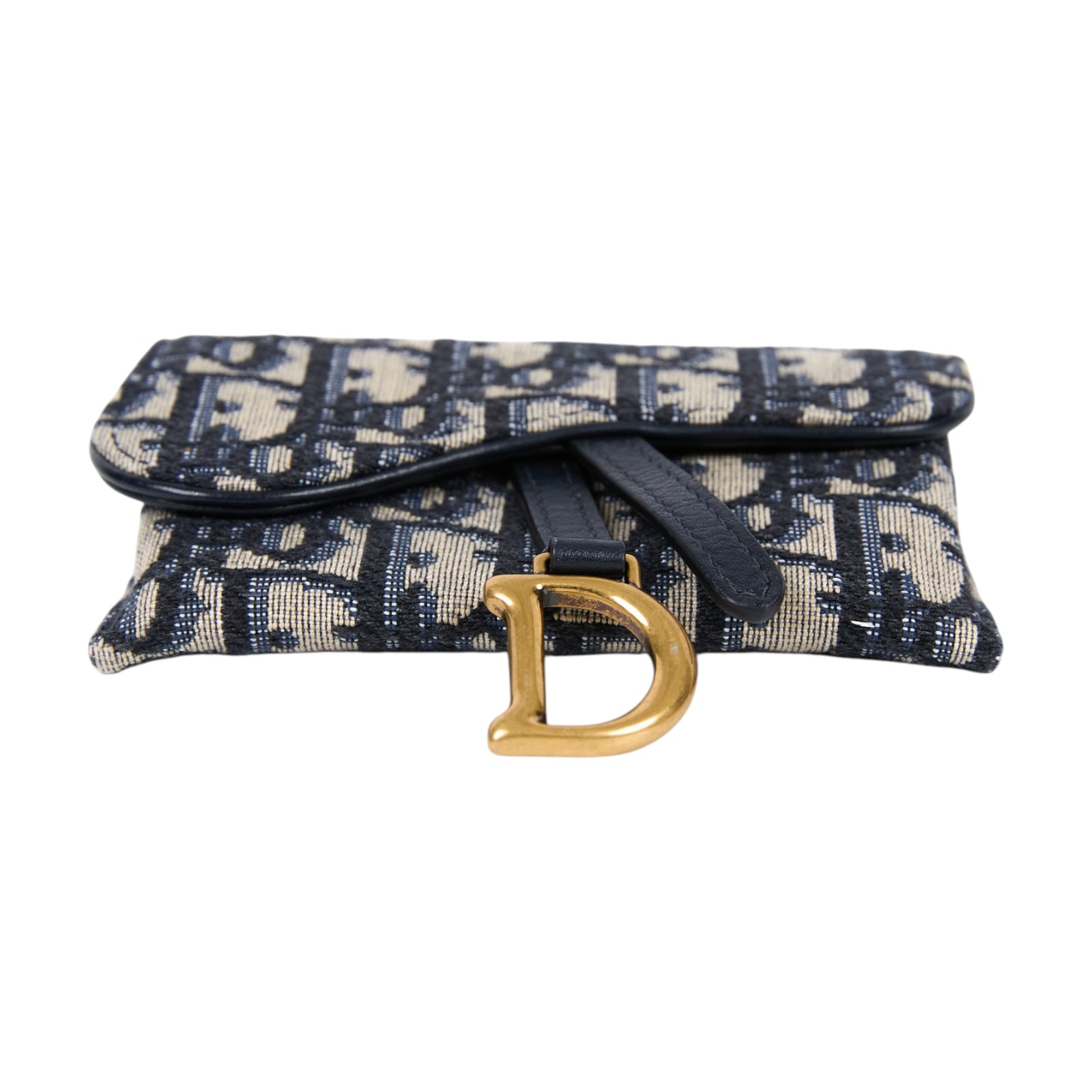 迪奧 CHRISTIAN DIOR Saddle Nano Pouch 錢包 零錢包 斜背包 腰包 手拿包 S5654CTZQ  原廠盒子/防塵袋/購買證明/鏈帶