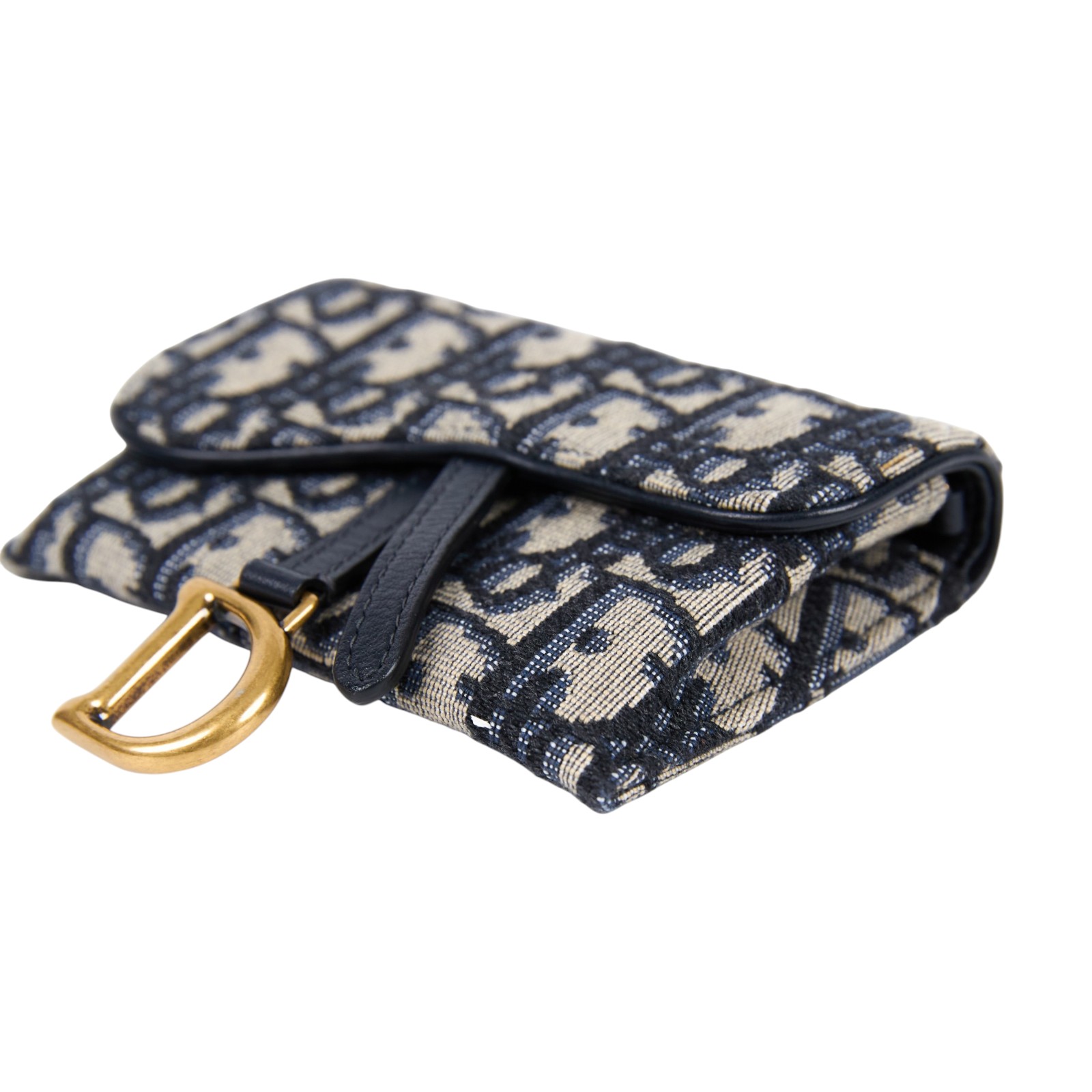迪奧 CHRISTIAN DIOR Saddle Nano Pouch 錢包 零錢包 斜背包 腰包 手拿包 S5654CTZQ  原廠盒子/防塵袋/購買證明/鏈帶