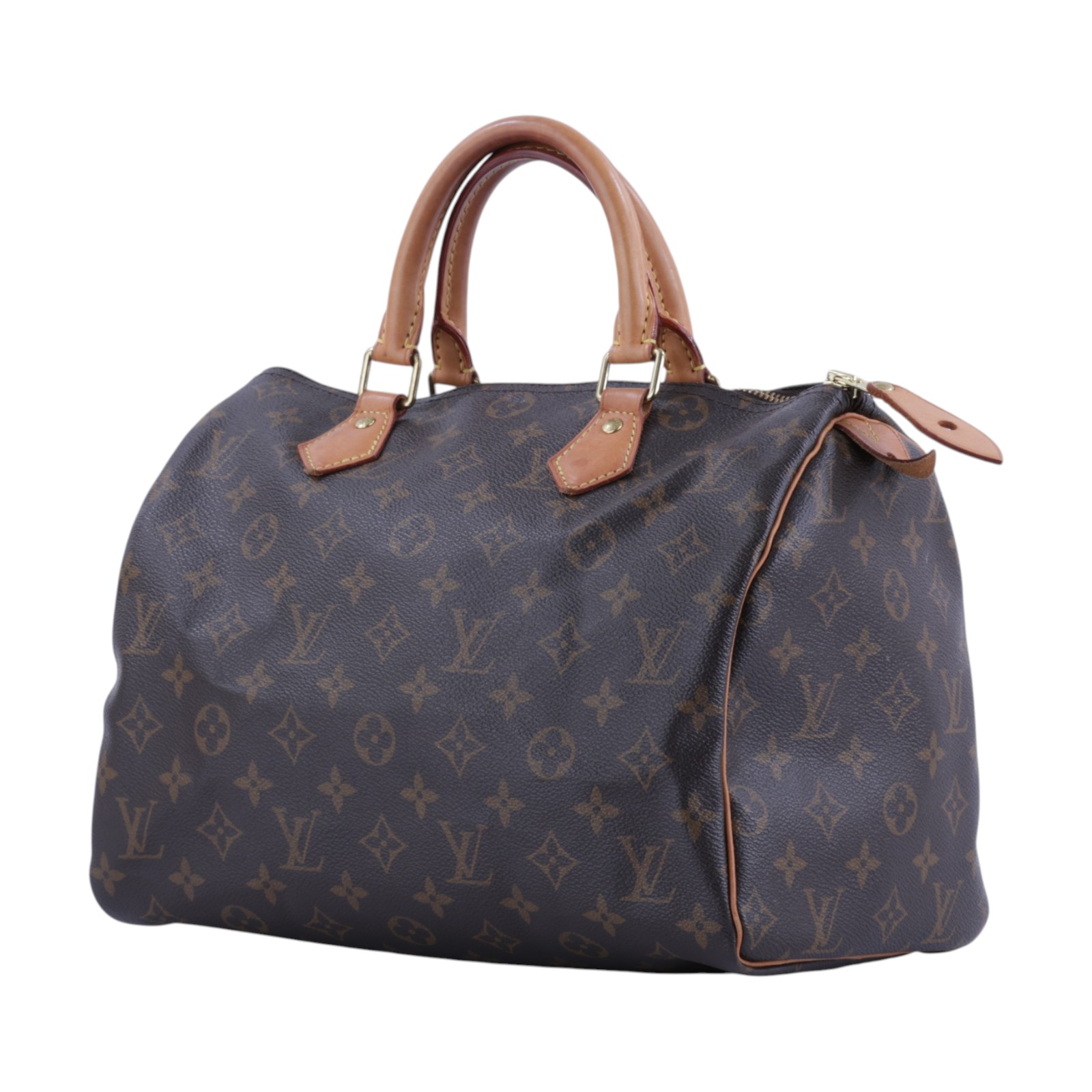 路易威登 LOUIS VUITTON Speedy 30原花 手提波士頓包 M41108 晶片款 原花SPEEDY30 原廠盒子/鎖組