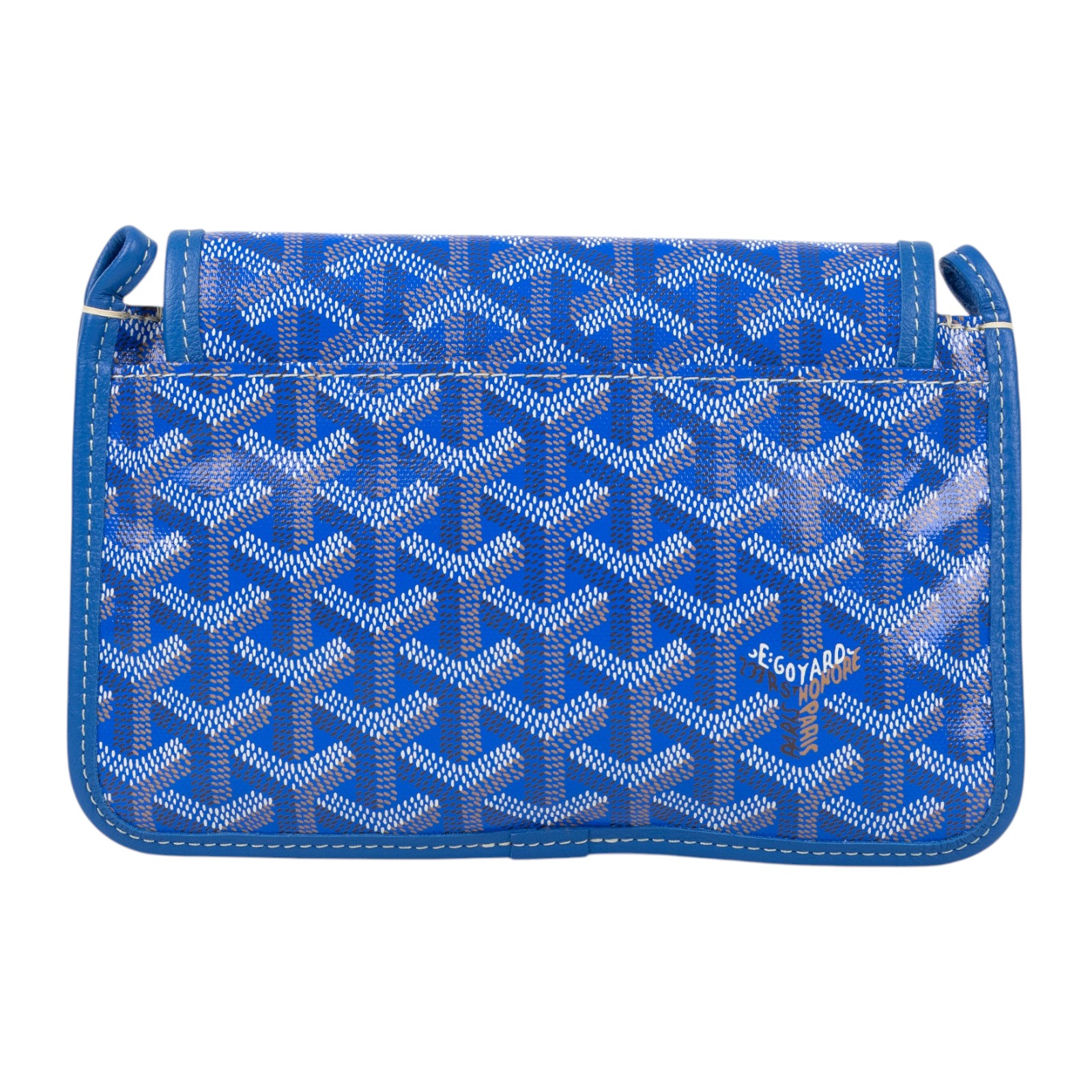 高雅德 GOYARD Plumet Pocket Wallet 肩背 隨身錢包 PLUMETPMLTY 藍PLUMET 防塵袋