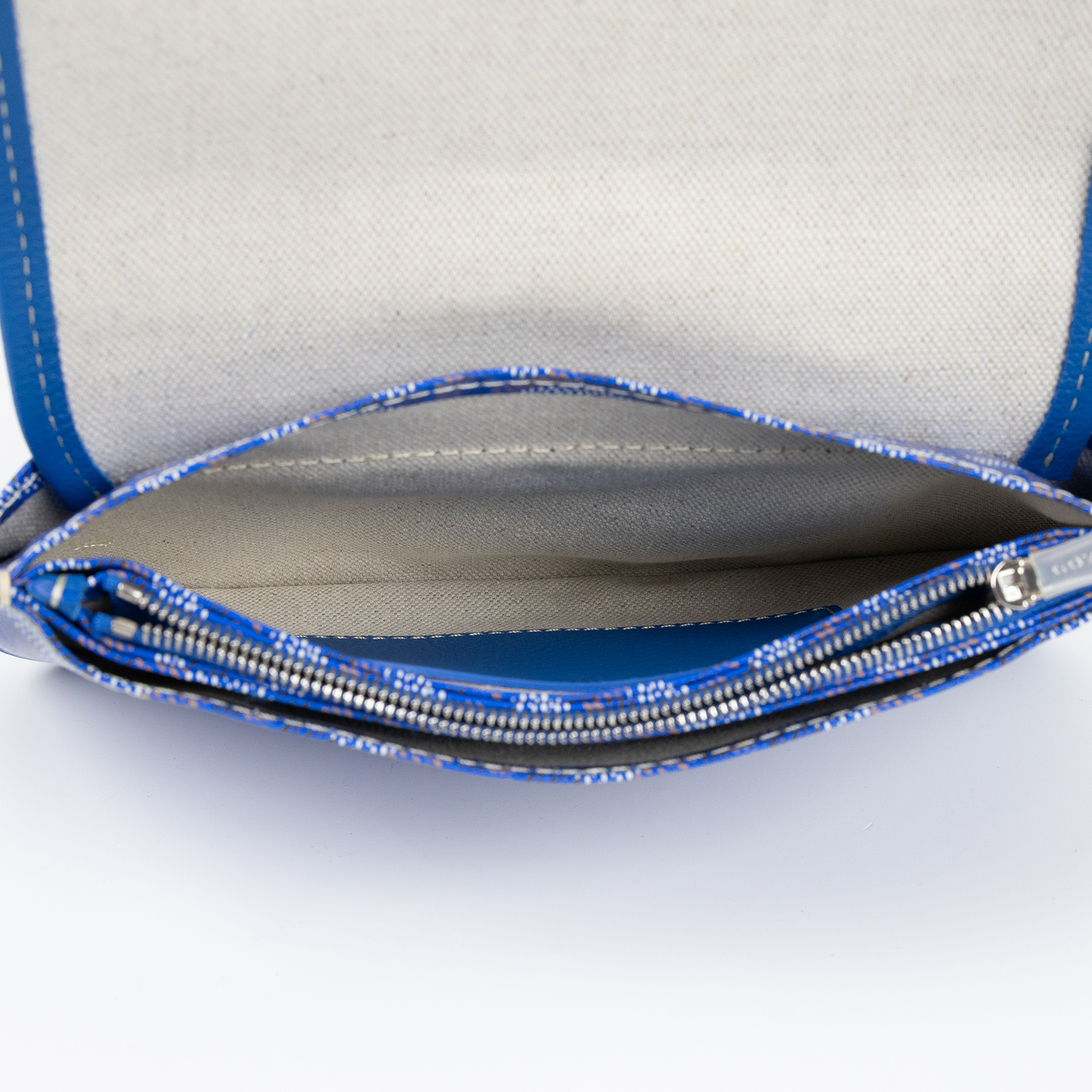 高雅德 GOYARD Plumet Pocket Wallet 肩背 隨身錢包 PLUMETPMLTY 藍PLUMET 防塵袋