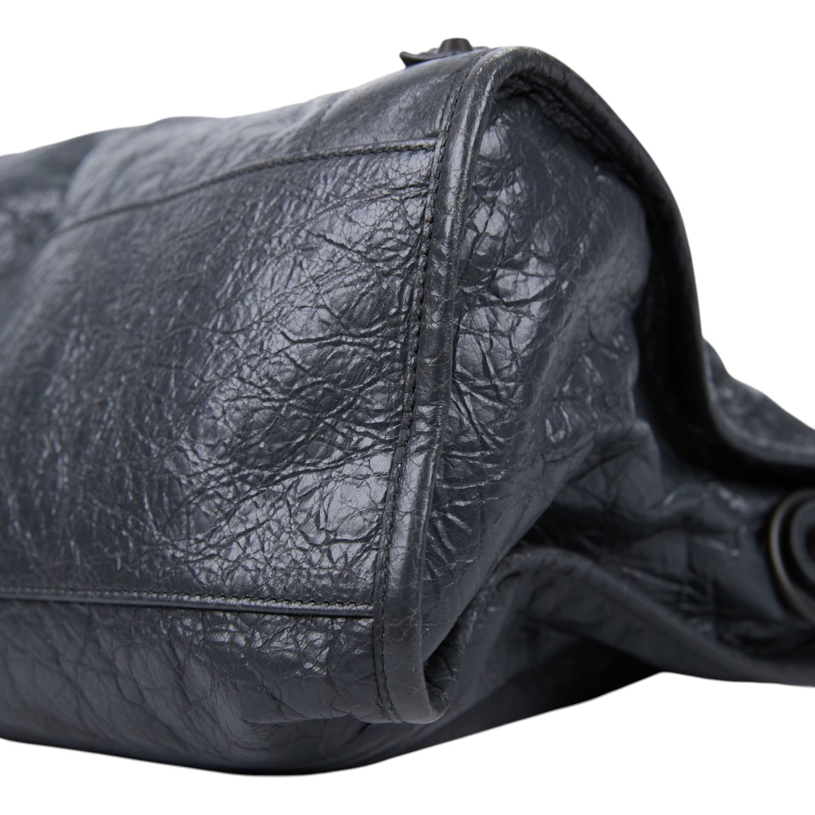 巴黎世家 BALENCIAGA Le City 機車包 中型 手提包 肩背包 8230582ABEK 灰LE CITY 中號 防塵袋/購買證明/背帶