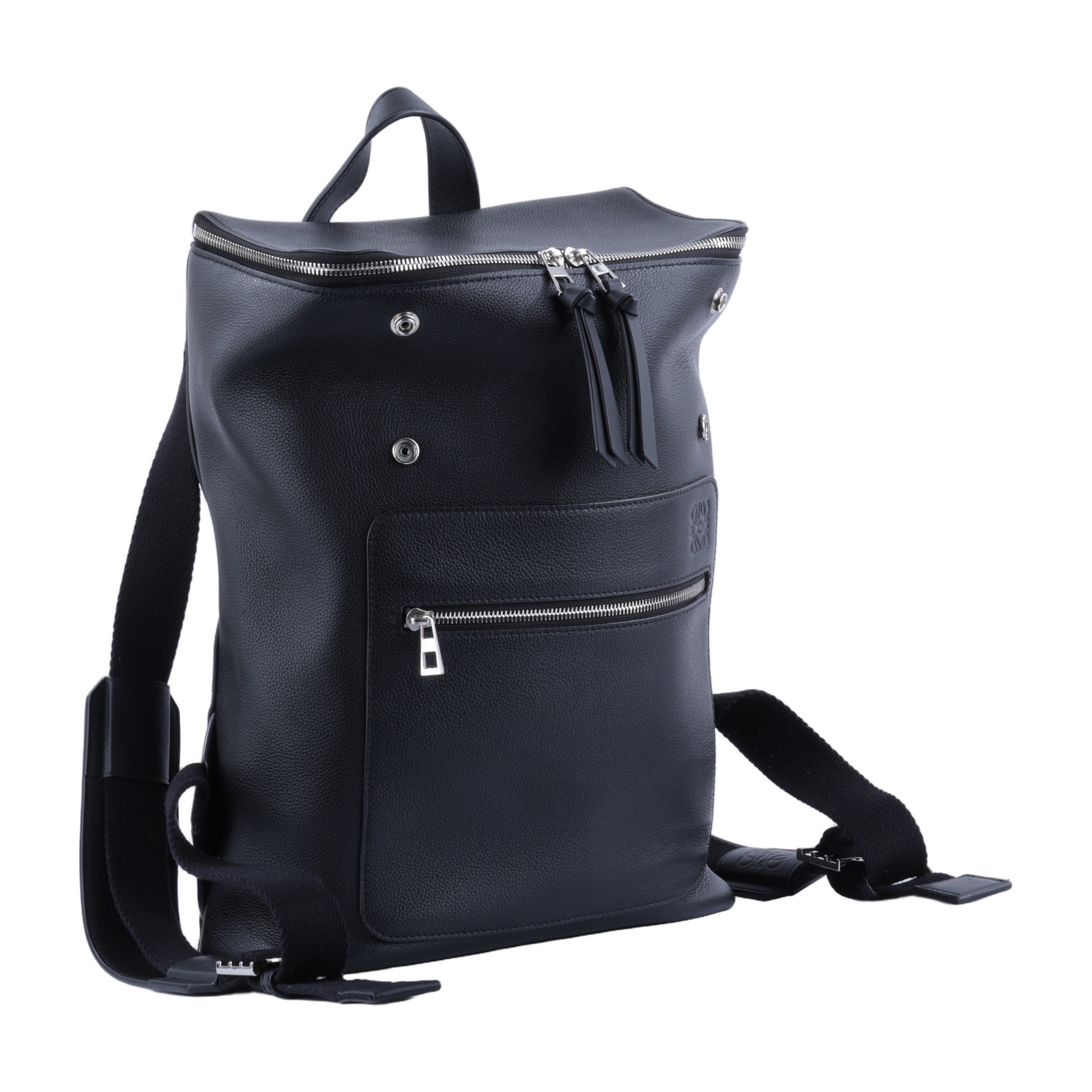 羅意威 LOEWE Goya 雙肩包 後背包 B666S52X01 黑後背包 無附屬品