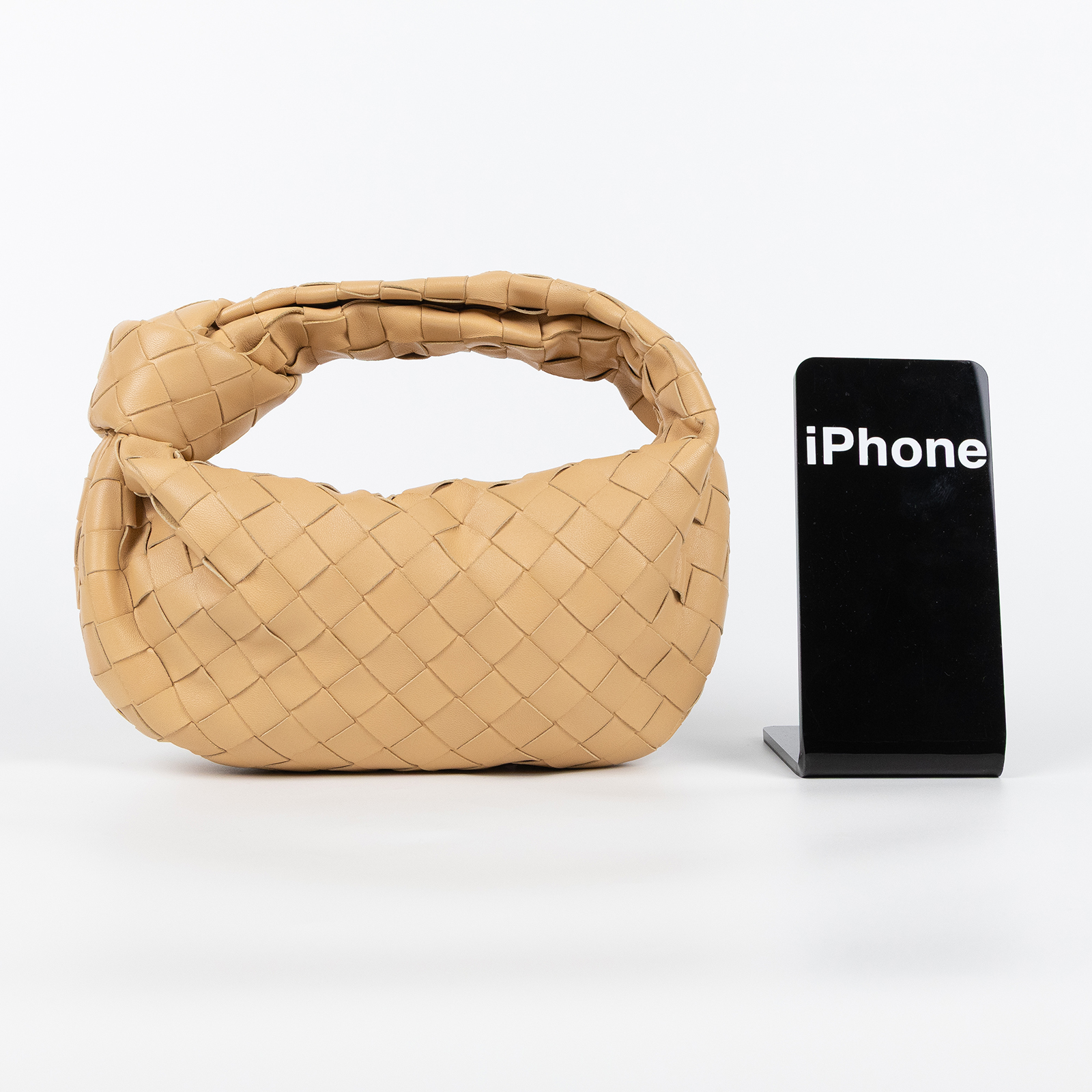寶緹嘉 BOTTEGA VENETA Mini Jodie 手提包 651876VCPP5 奶茶MINI JODIE 防塵袋