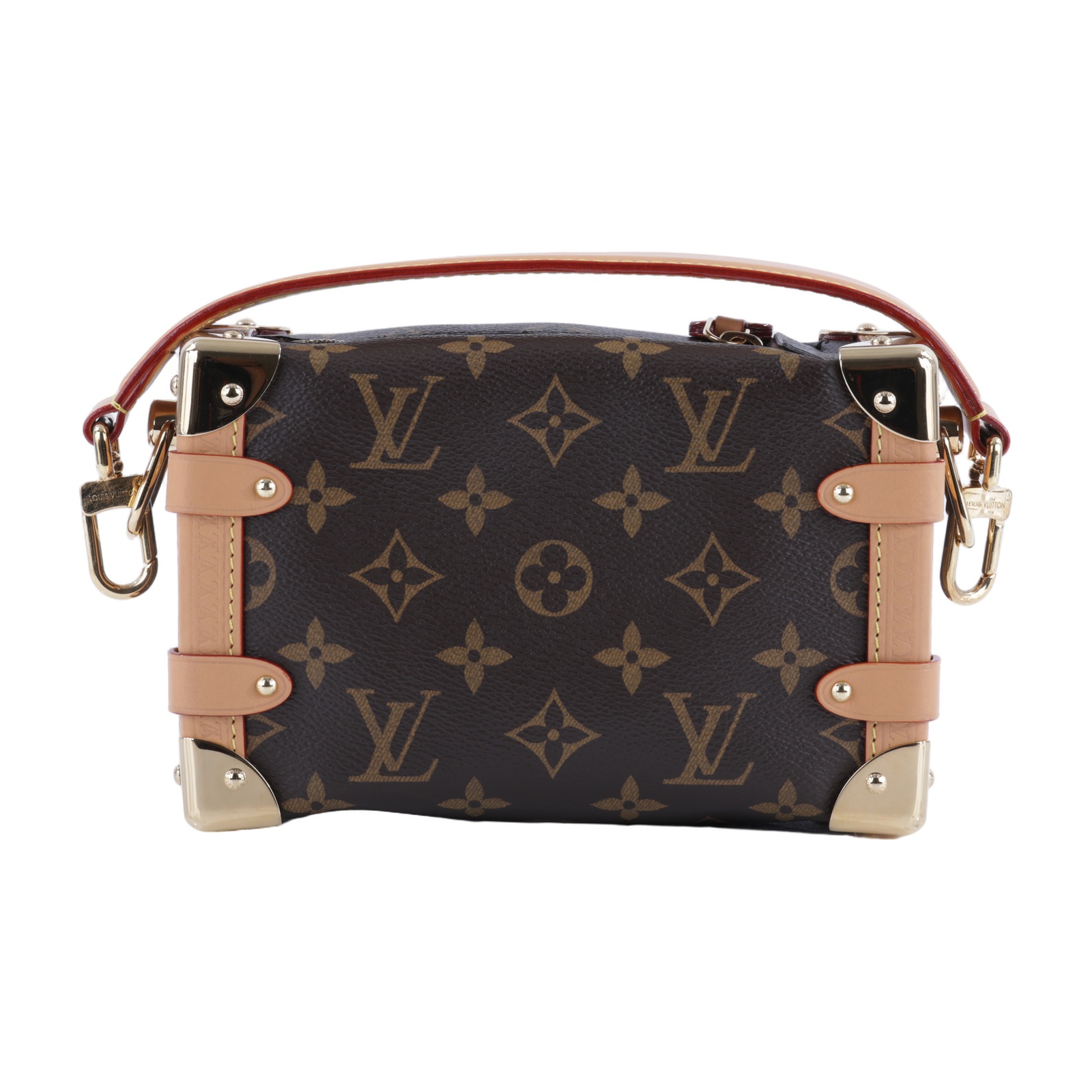 路易威登 LOUIS VUITTON Side Trunk PM 手提包 肩背包 斜背包 M46815 晶片款  原廠盒子/防塵袋/背帶