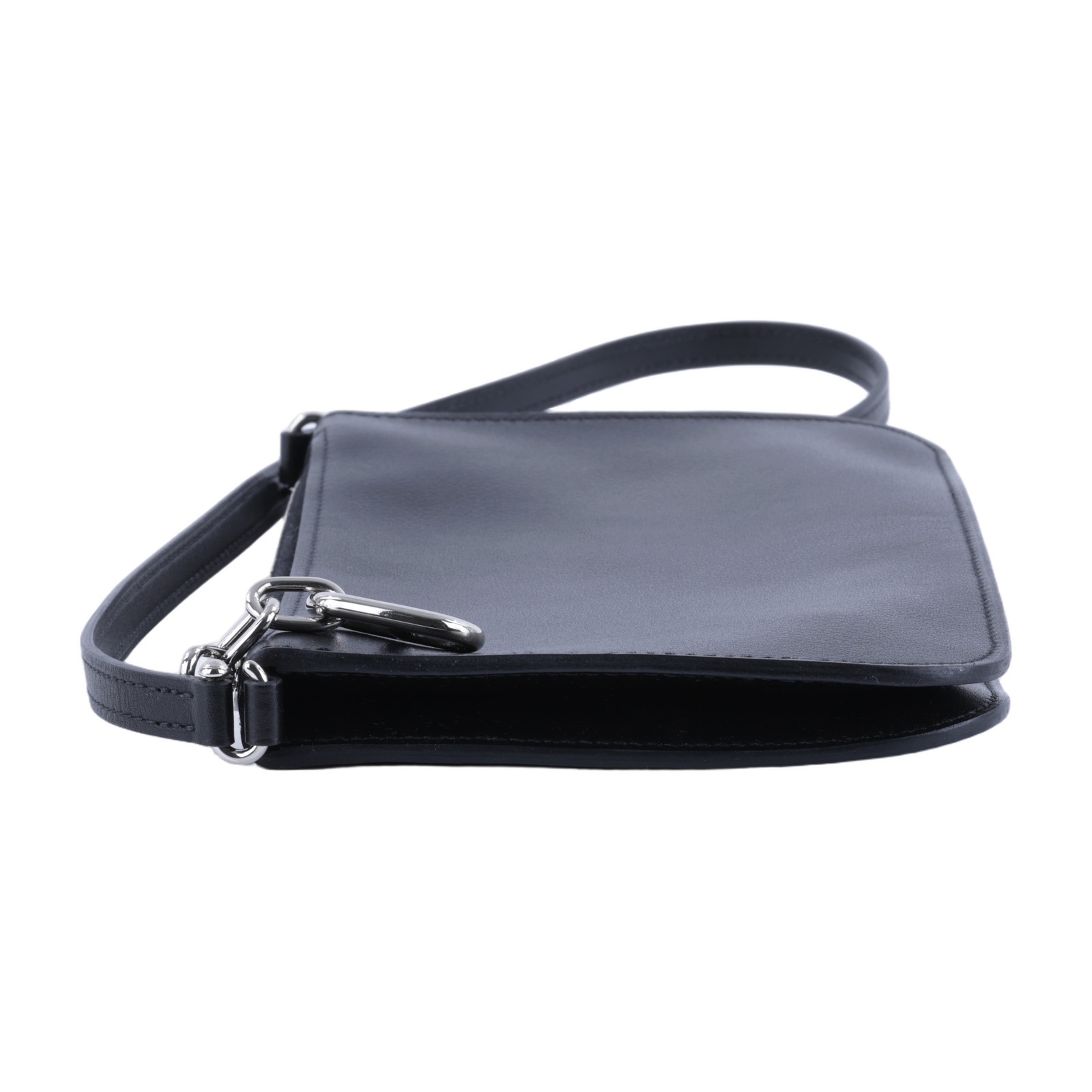 愛馬仕 Hermes Zipengo Chaine d'Ancre To Go pouch 手提包 銀色五金 黑色 H087285CK89 /GAA002ZA  原廠盒子/防塵袋