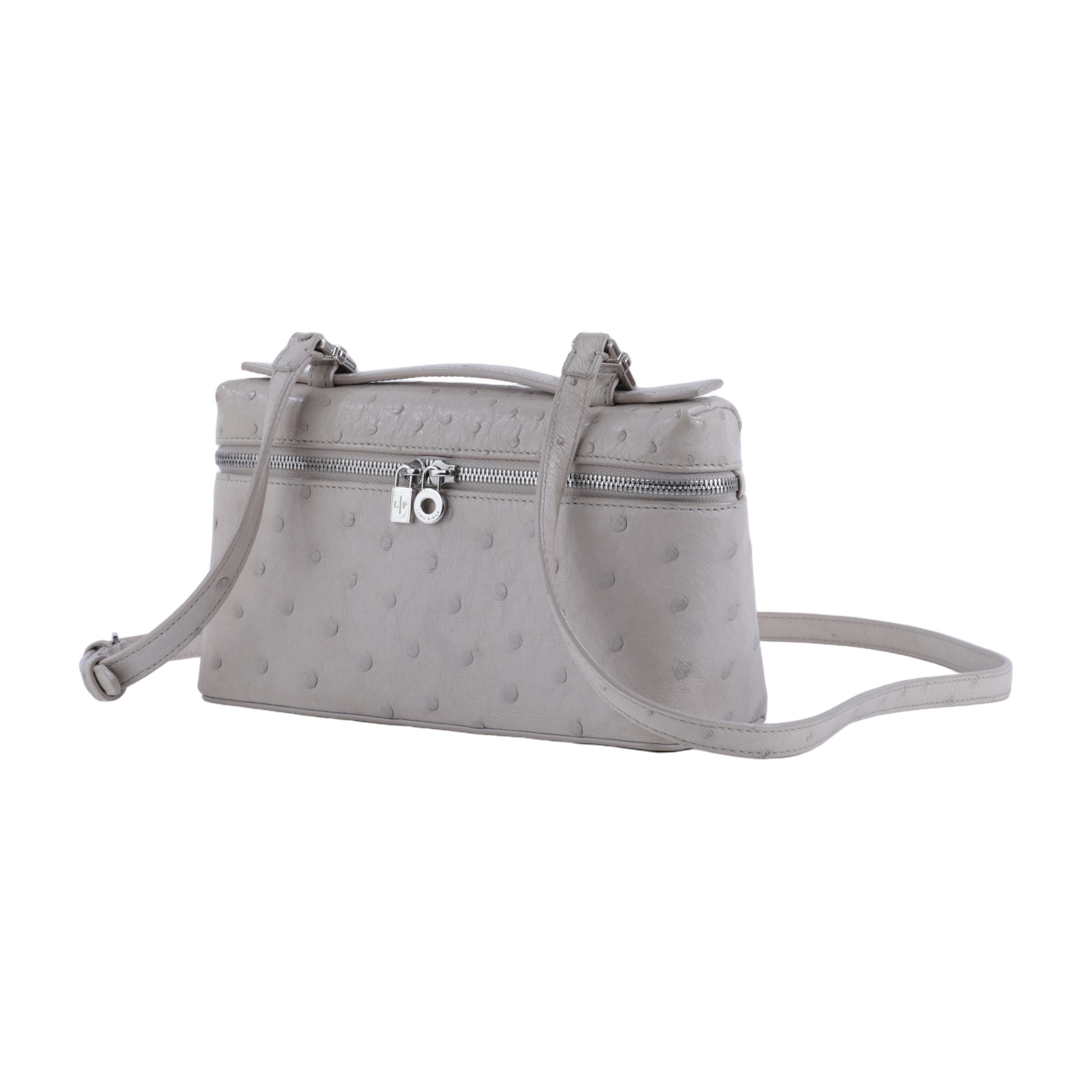 諾悠翩雅 LORO PIANA Extra Pouch L19 手拿包 FAN4199 灰鴕鳥EXTRA POCKET L19 防塵袋/背帶