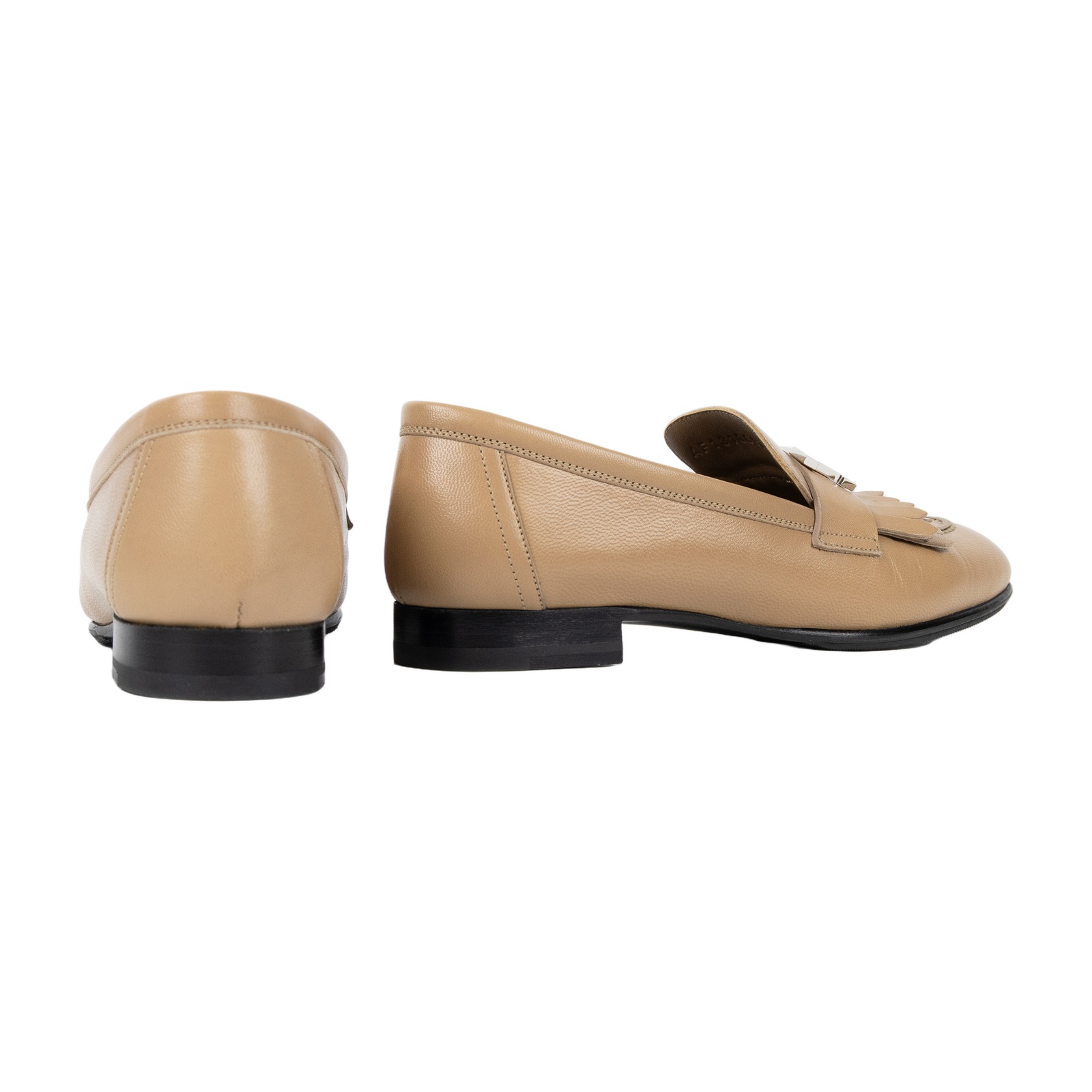 愛馬仕 Hermes Royal 樂福鞋 Beige Argile H181069Zv1J350 /#35 淺棕ROYAL樂福鞋 原廠盒子/防塵袋