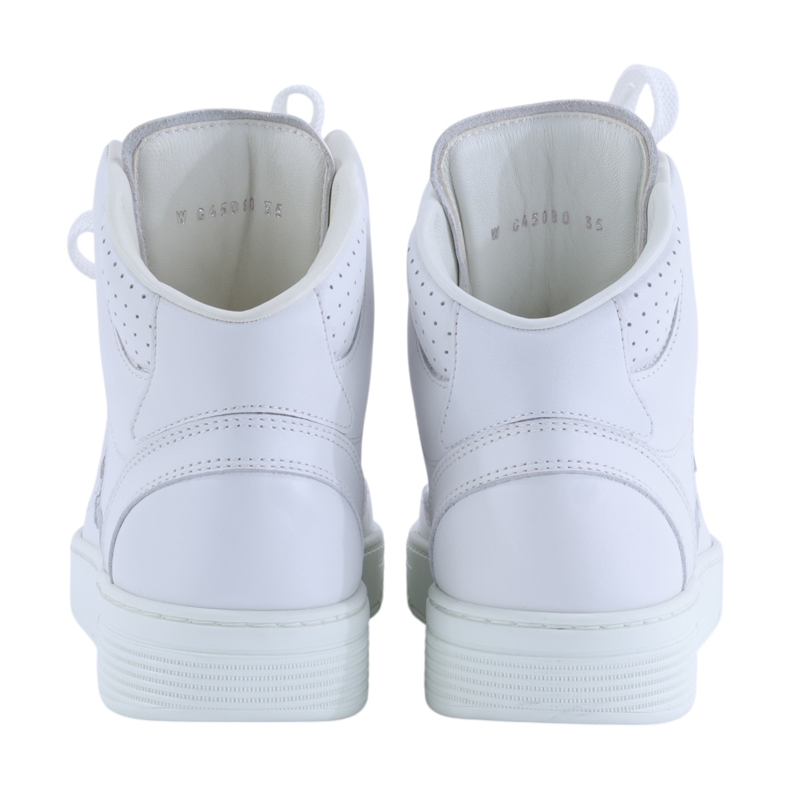 香奈兒 CHANEL CC LOGO 球鞋 運動鞋 G45080 B13302_35 白雙C LOGO高筒休閒鞋 原廠盒子/防塵袋/購買證明/鞋帶