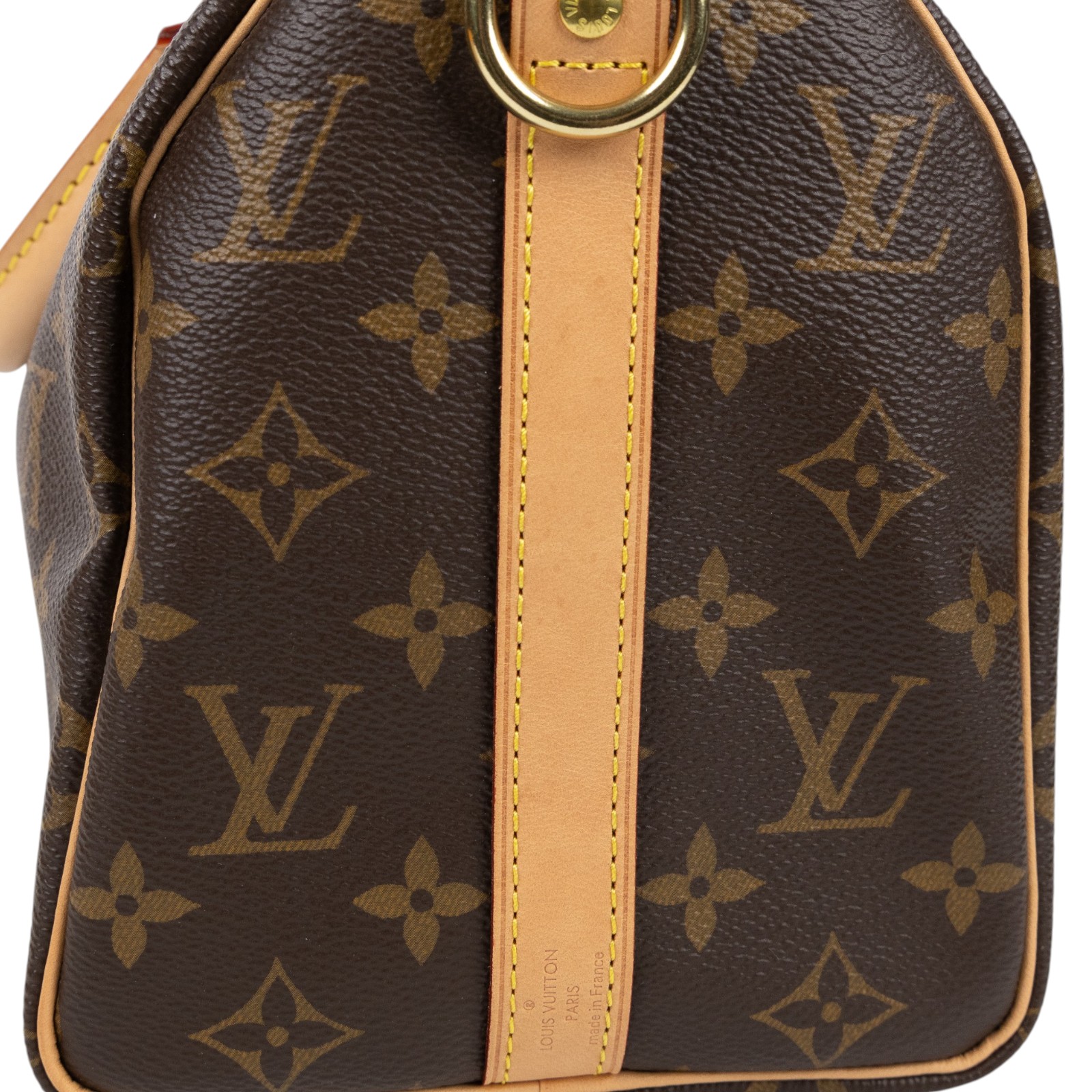 路易威登 LOUIS VUITTON Speedy Bandoulière  25 經典帆布 手提 斜背 波士頓包 M41113 晶片款  原廠盒子/防塵袋/台灣購買證明/背帶/鎖組