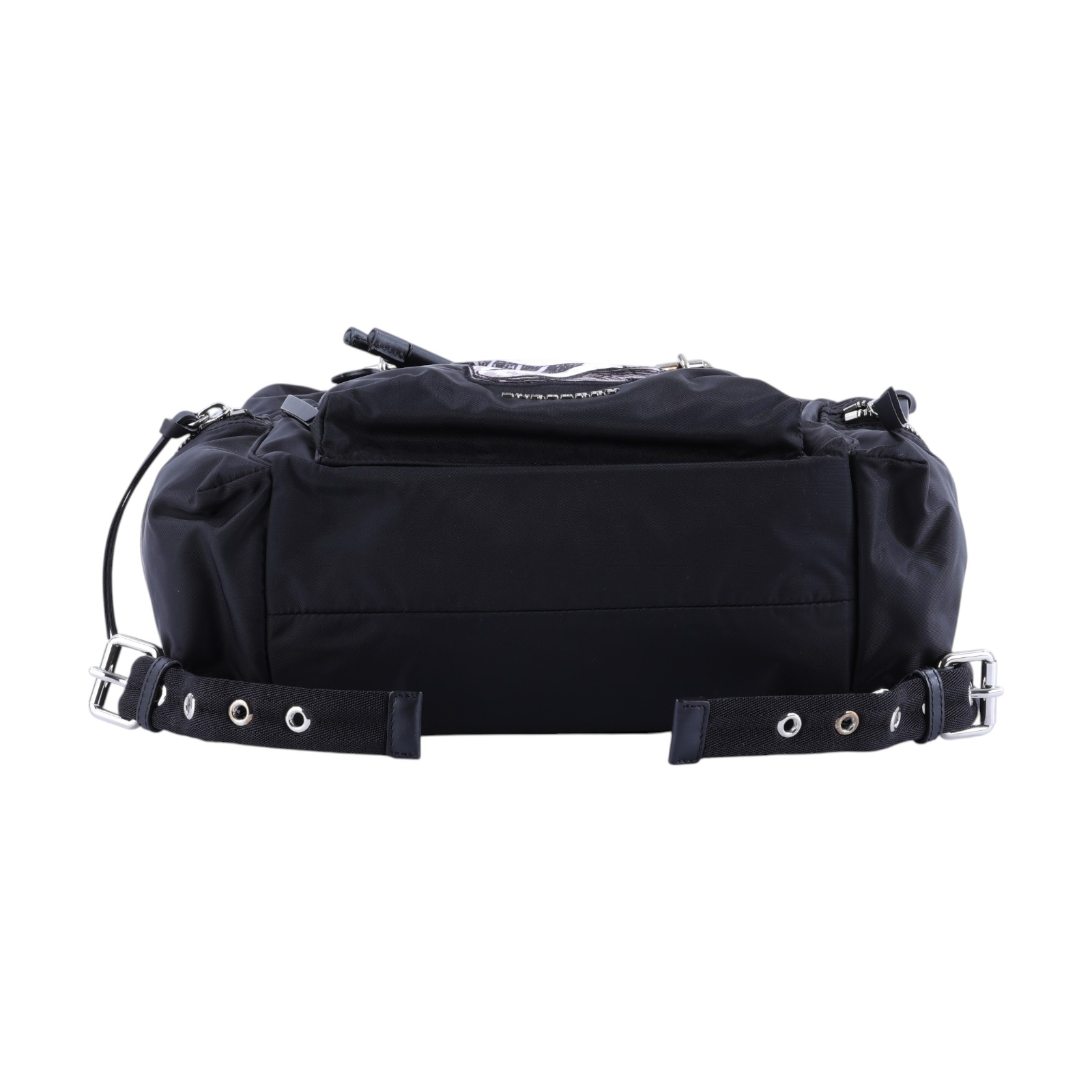 博柏利 BURBERRY The Rucksack 尼龍 後背包  黑刺繡尼龍後背包The Rucksack Backpack 防塵袋