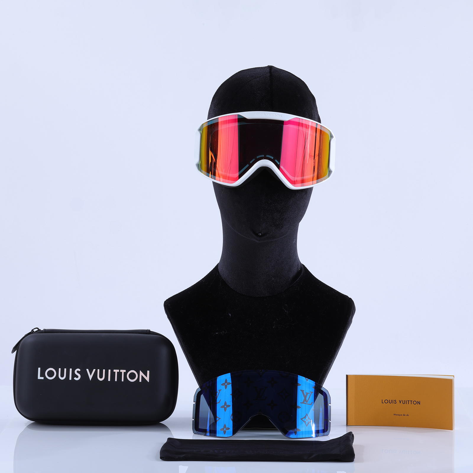 路易威登 LOUIS VUITTON LV Snow 滑雪護目鏡 Z1574E 滑雪鏡 原廠盒子/防塵袋/鏡片