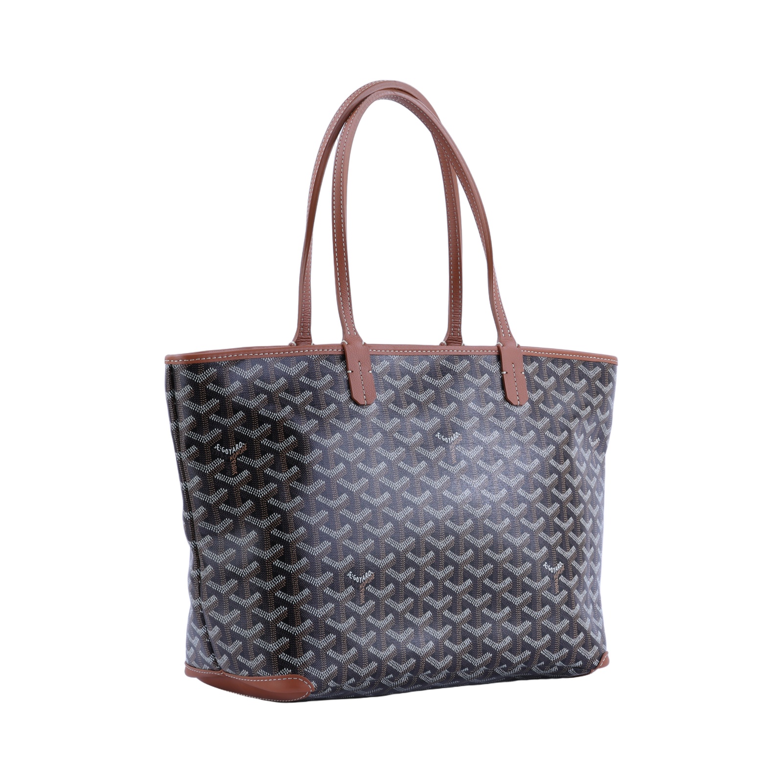 高雅德 GOYARD Artois PM Bag 托特包 ARTOISPMLTY 棕色ARTOIS PM 防塵袋/購買證明