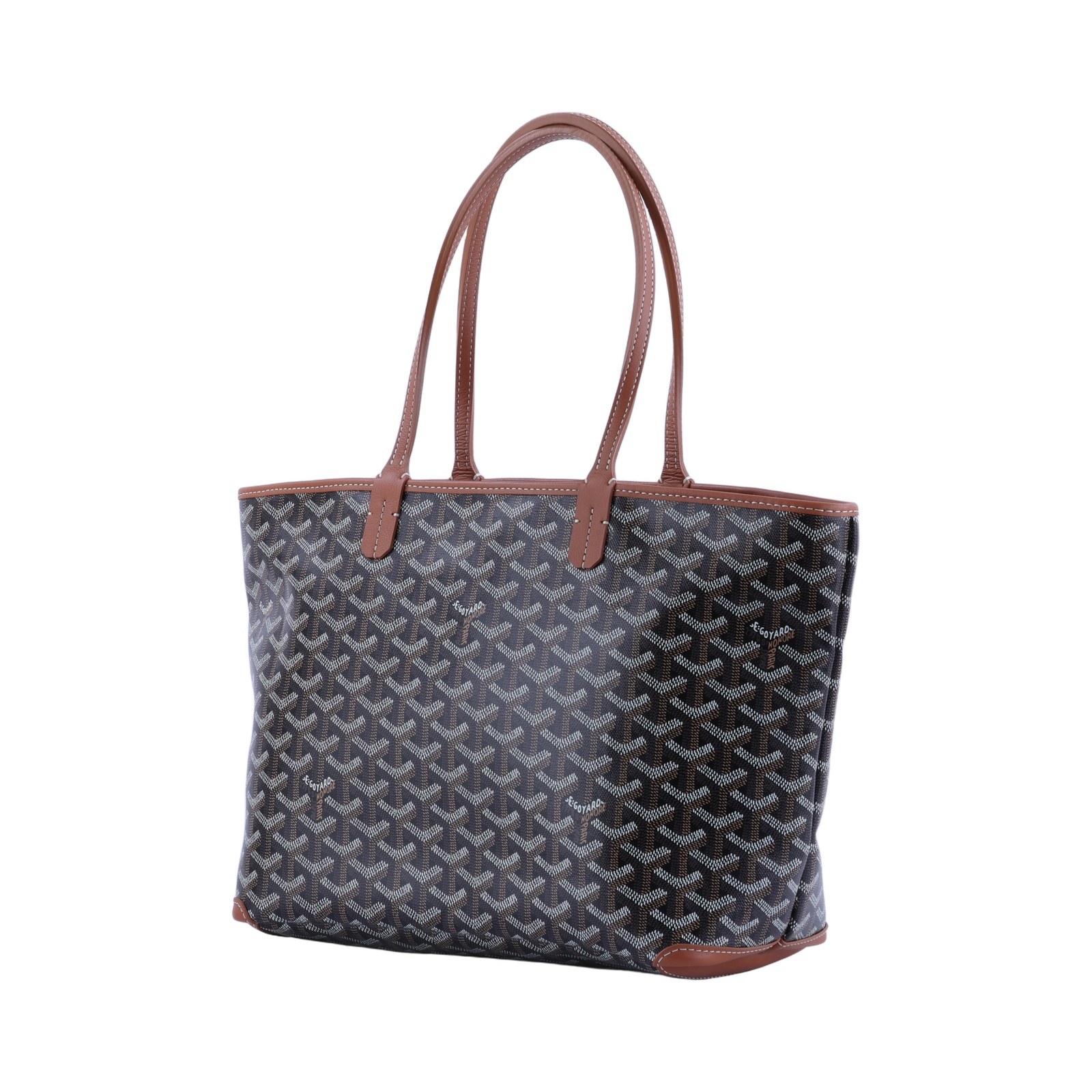 高雅德 GOYARD Artois PM Bag 托特包 ARTOISPMLTY 棕色ARTOIS PM 防塵袋/購買證明