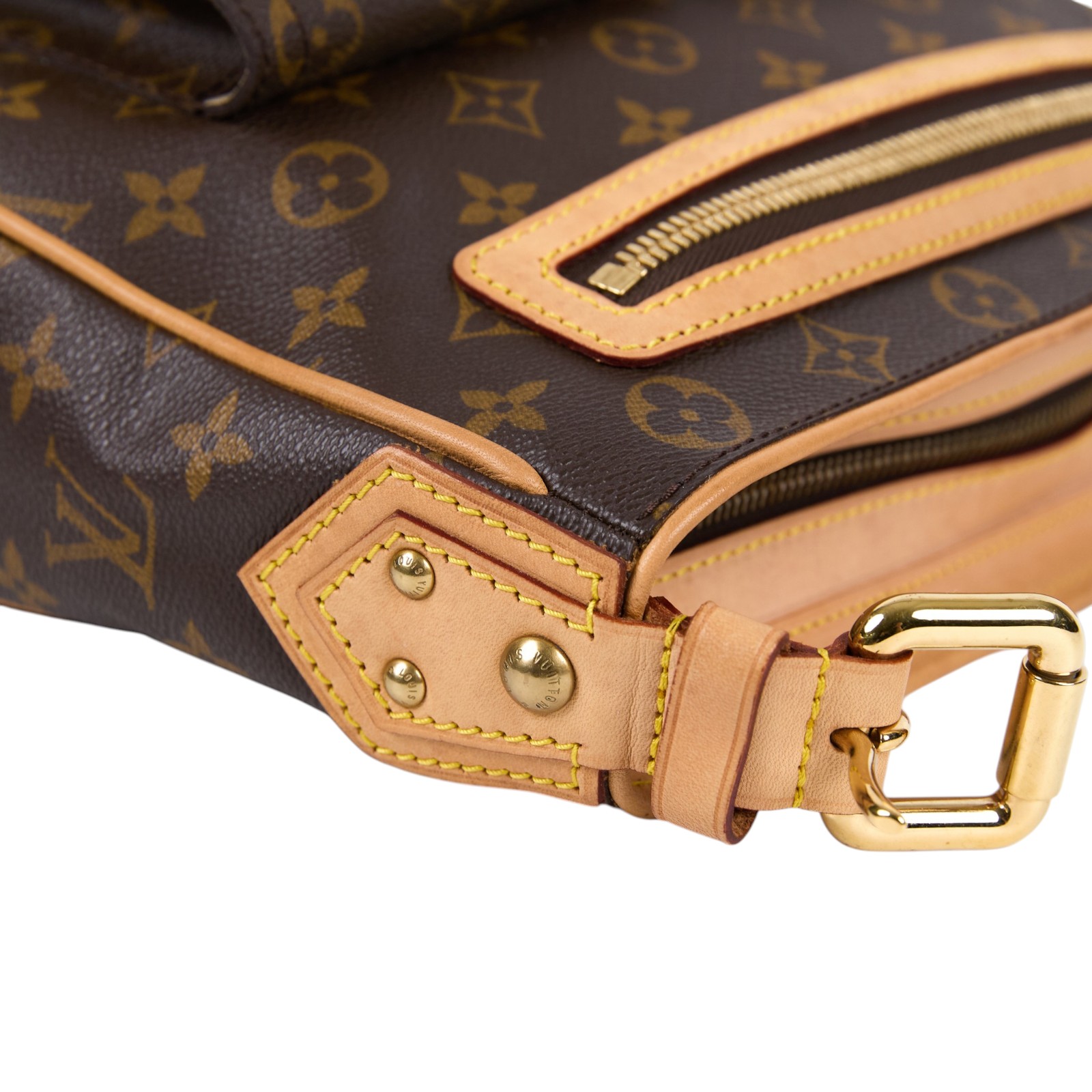 路易威登 LOUIS VUITTON Hudson GM 肩背包 M40045 原花單肩曼哈頓包HUDSON GM 背帶