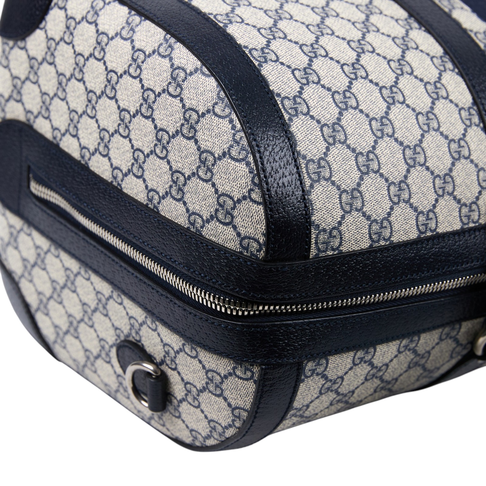 古馳 GUCCI Savoy 旅行袋 手提包 波士頓包 中型 724642 9C2SN 黑邊G紋SAVOY旅行袋 防塵袋/背帶/鎖組