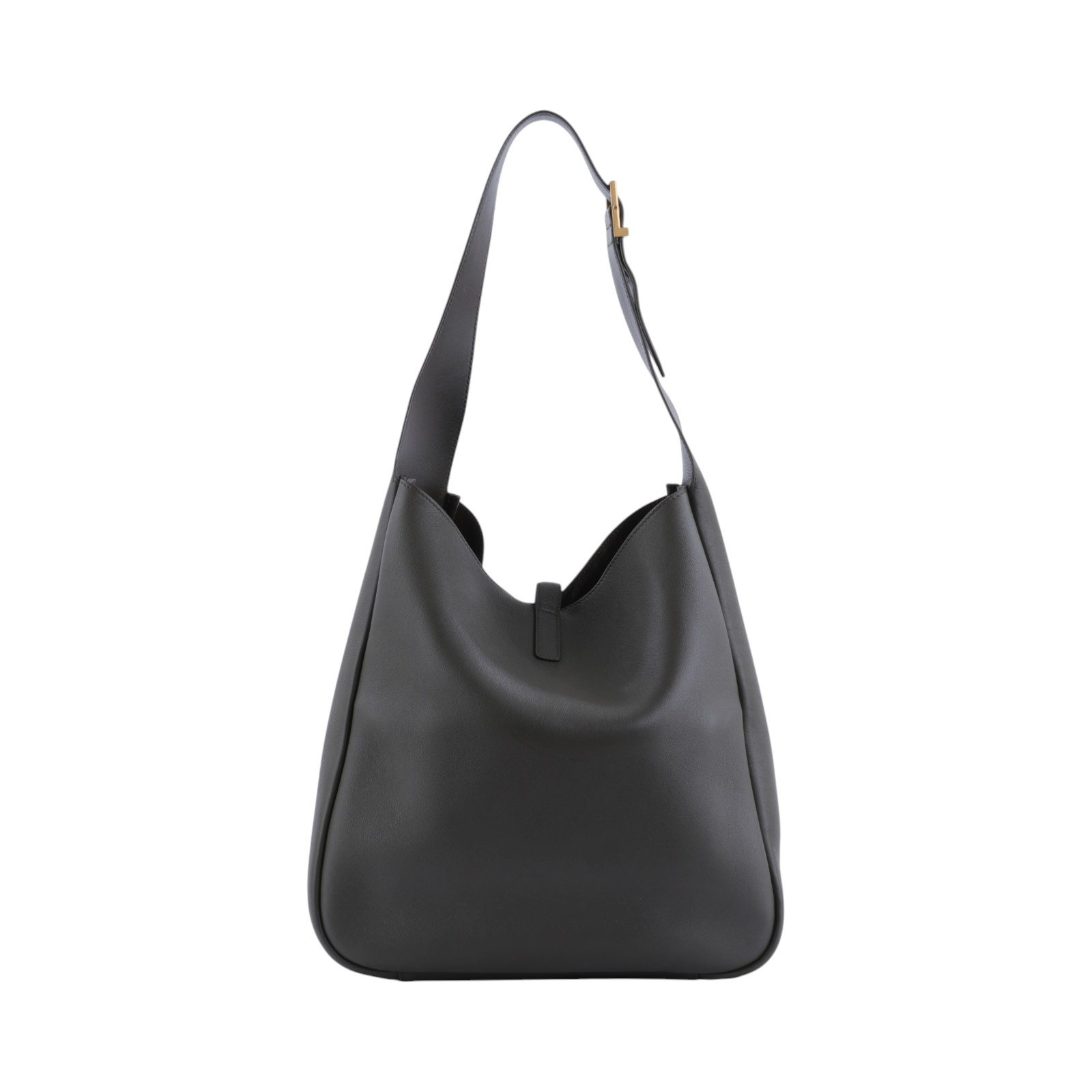 聖羅蘭 YSL SAINT LAURENT LE 5 À 7 滑面皮革 柔軟 大型 手袋 手提 肩背包 753837AAAUQ  防塵袋