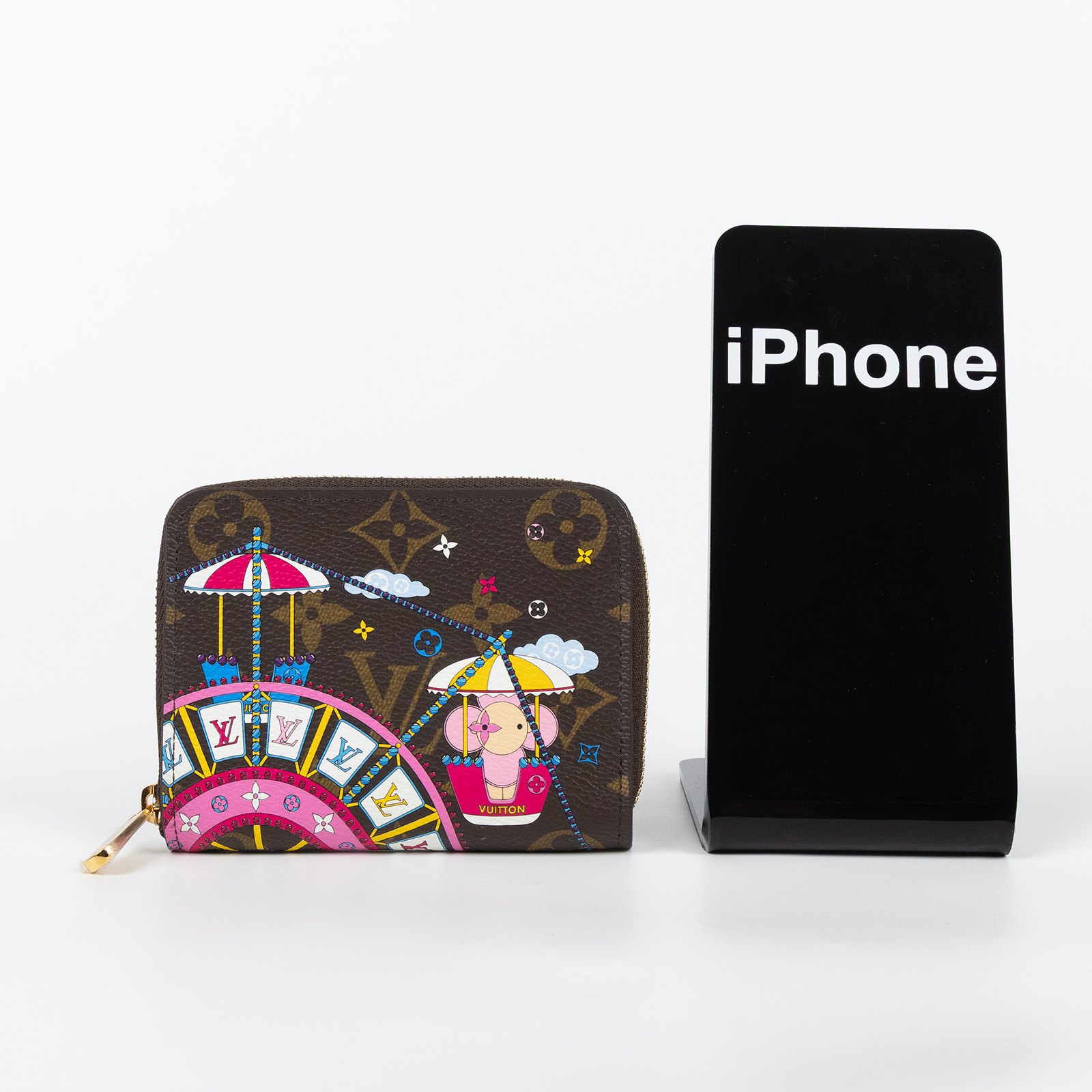 路易威登 LOUIS VUITTON Zippy 零錢包 卡片包 錢包 Vivienne M69745 原花2020聖誕拉鍊零錢包 防塵袋/原廠盒子