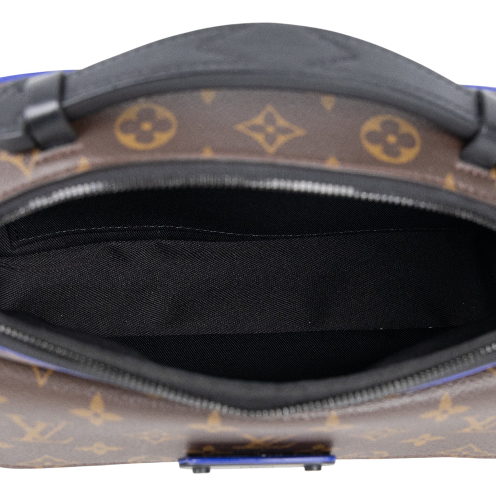 路易威登 LOUIS VUITTON S Lock 郵差包 塗層帆布 M45863 晶片款 原花S LOCK 防塵袋/原廠盒子/背帶/台灣購買證明
