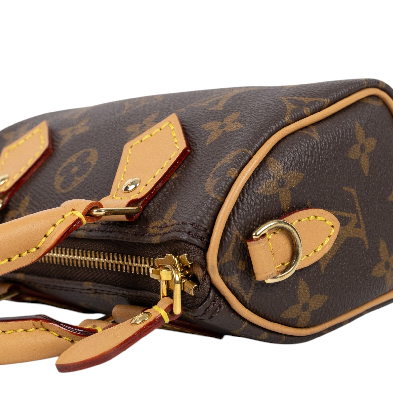 路易威登 LOUIS VUITTON Nano Speedy 原花 手提 肩背包 M81085 原花NANO SPEEDY 原廠盒子/背帶