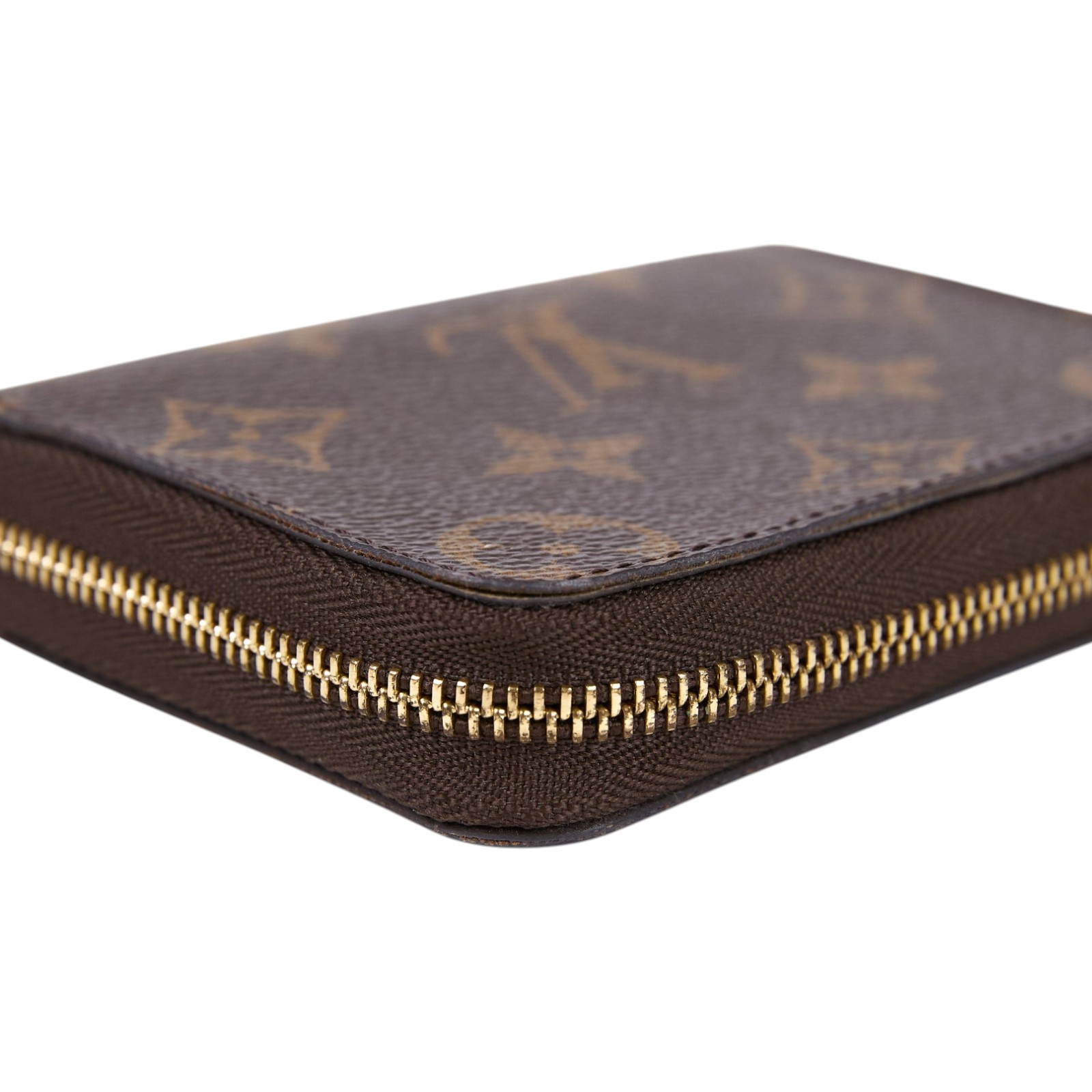 路易威登 LOUIS VUITTON 拉鏈零錢包 經典帆布 M60067 原花拉鍊短夾 原廠盒子/防塵袋