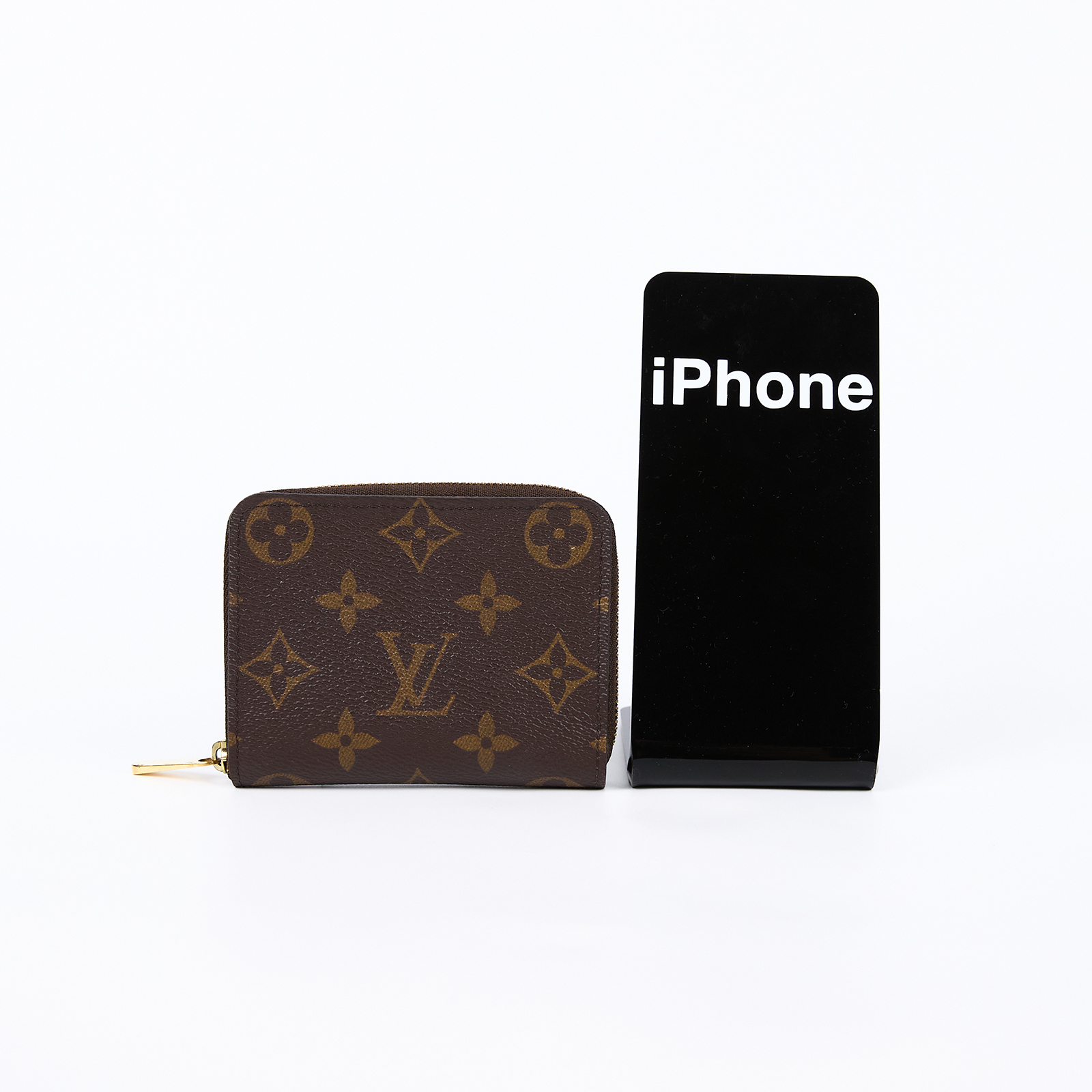 路易威登 LOUIS VUITTON 拉鏈零錢包 經典帆布 M60067 原花拉鍊短夾 原廠盒子/防塵袋