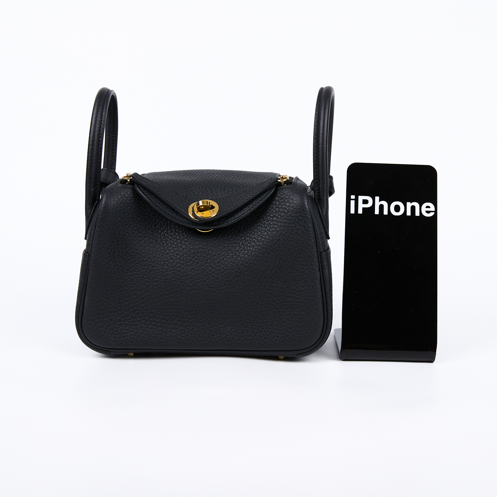 愛馬仕 Hermes Lindy II 琳迪包 迷你 金色五金 黑色 H085956CC89 /KTI7341D  原廠盒子/防塵袋