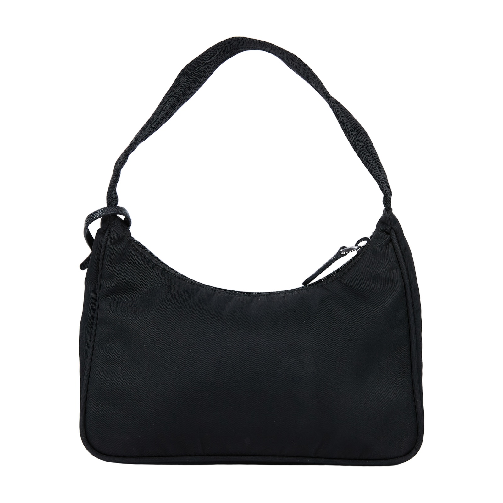 普拉達 PRADA Re-Edition 迷你 Hobo 包 1NE515_RDH0 黑尼龍肩背包 無附屬品