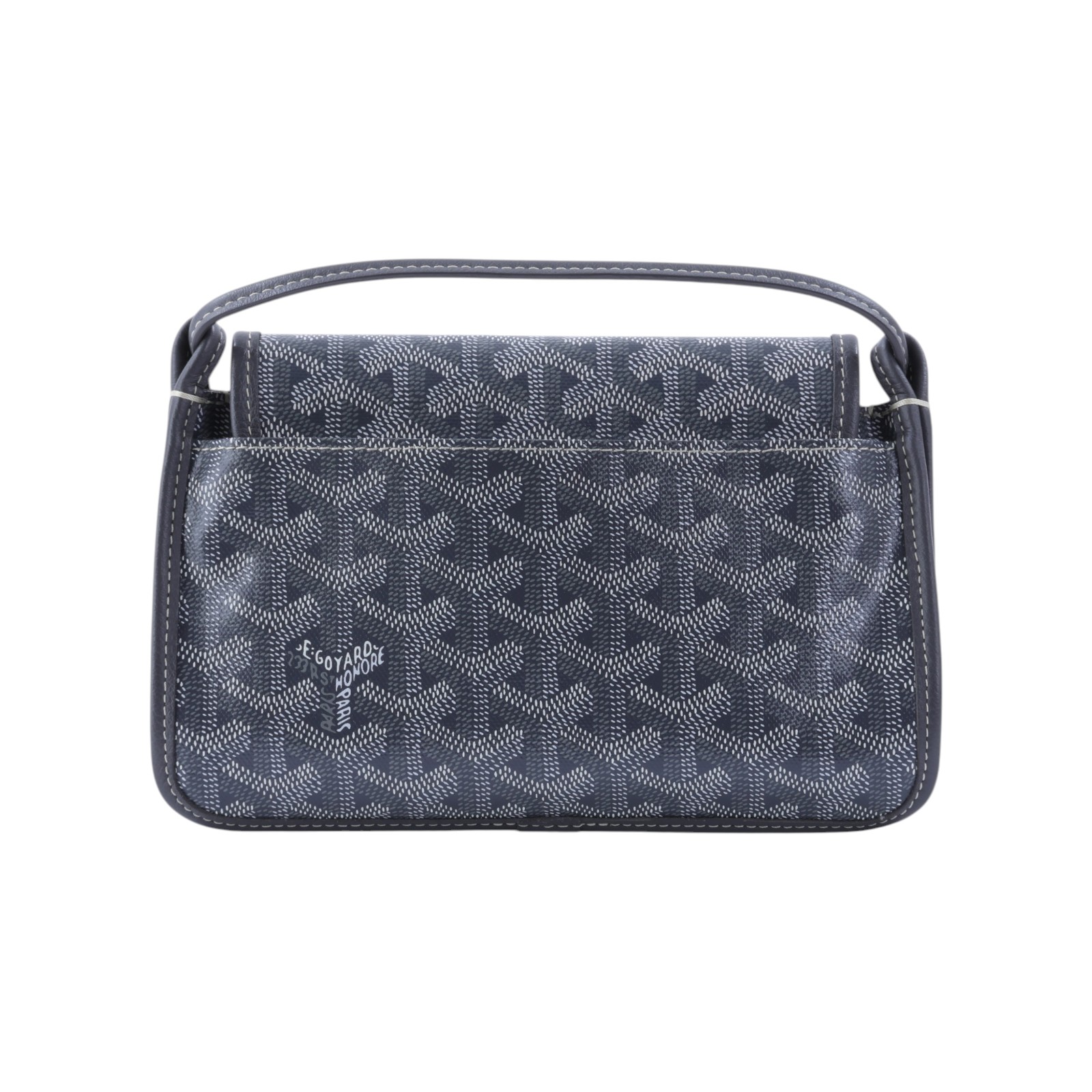 高雅德 GOYARD Plumet Pocket Wallet 肩背 隨身錢包 PLUMETPMLTY 灰PLUMET 防塵袋/購買證明