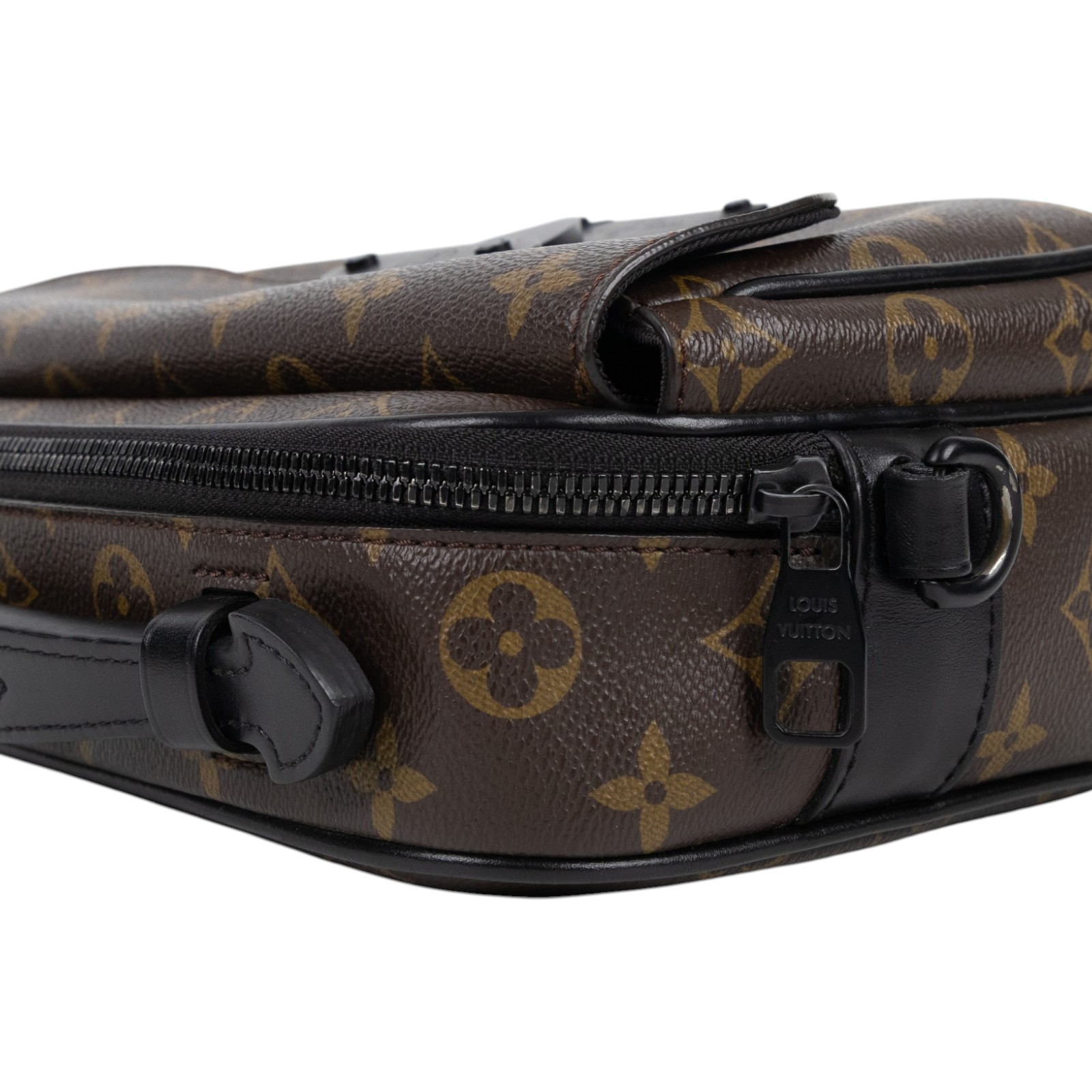 路易威登 LOUIS VUITTON S Lock 郵差包 塗層帆布 M45806 晶片款 棕原花S Lock郵差包 防塵袋/購買證明