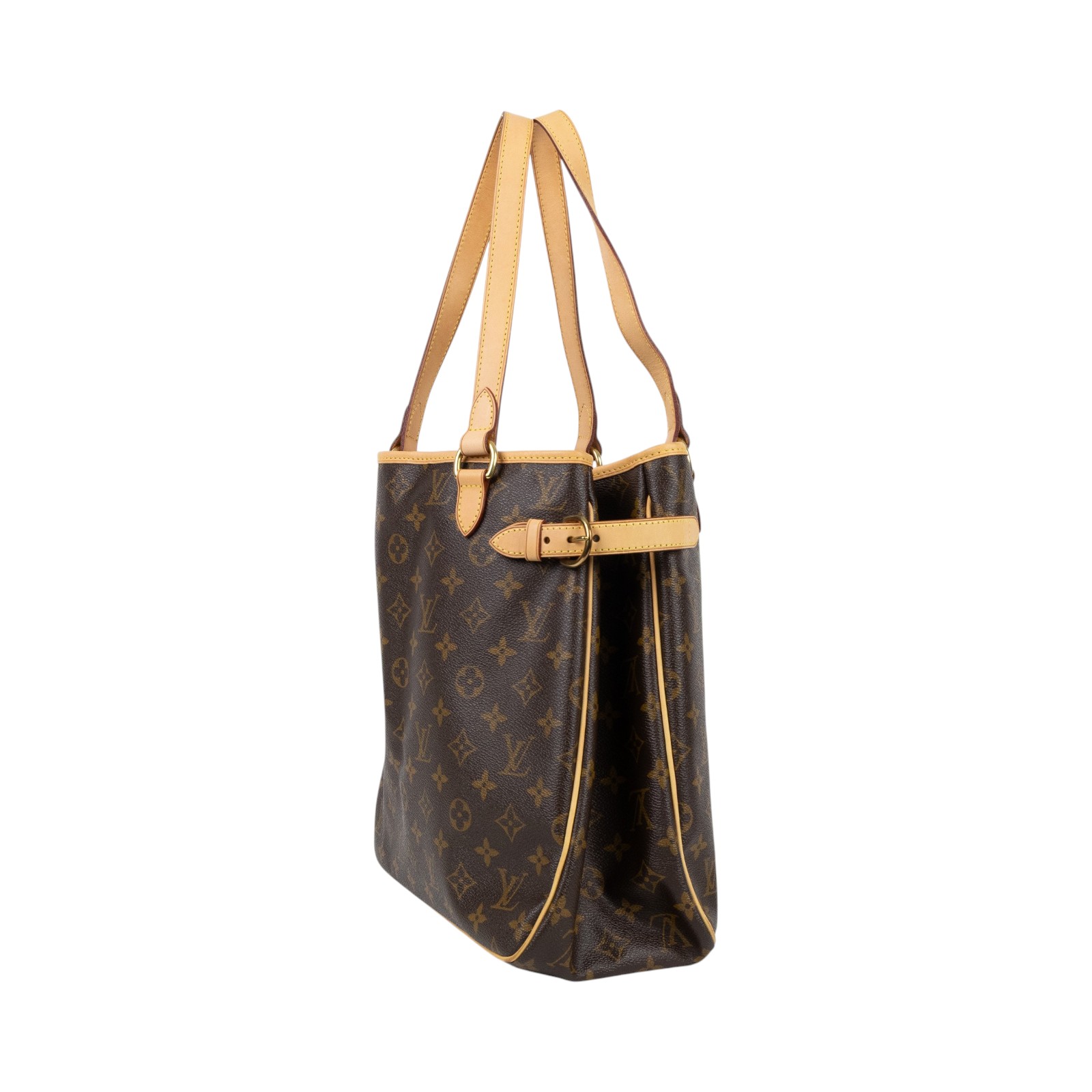 路易威登 LOUIS VUITTON Batignolles 原花 雙側扣肩背包 直式 手提包 M51153 原花BATIGNOLLE 防塵袋