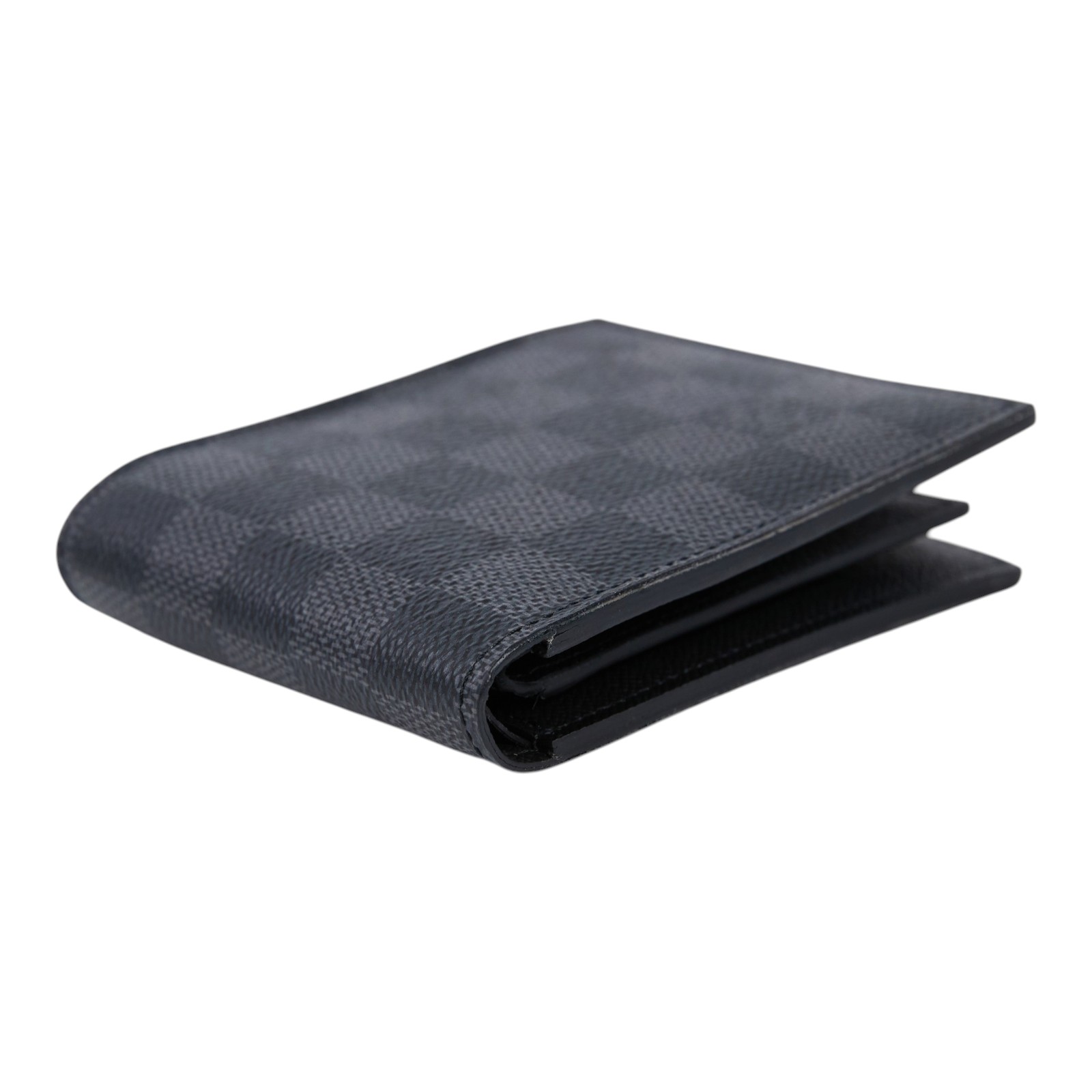 路易威登 LOUIS VUITTON Amerigo 錢包 短夾 棋盤格 黑色 N41635 黑棋盤格短夾 無附屬品